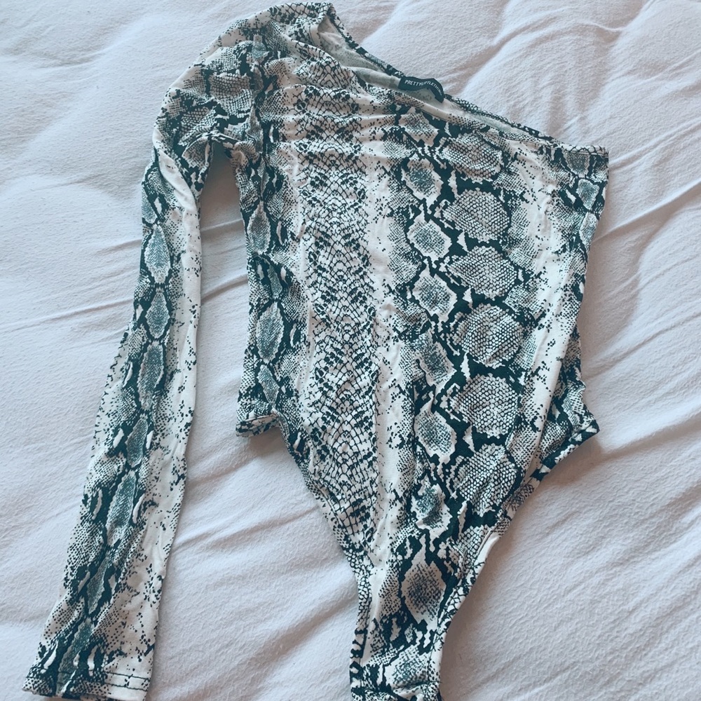 PLT NBW Snake print bodysuit
